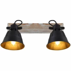 Lampes Dorées-Luminaires Globo Lighting Spot Globo GÜNTHER Or, Blanc, 2 lumières