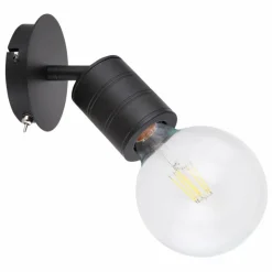 Luminaires Globo Lighting Spot Globo HERMINE Noir, 1 lumière* Spots Et Projecteurs