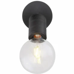 Luminaires Globo Lighting Spot Globo HERMINE Noir, 1 lumière* Spots Et Projecteurs