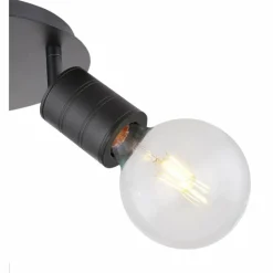 Luminaires Globo Lighting Spot Globo HERMINE Noir, 3 lumières* Spots Et Projecteurs