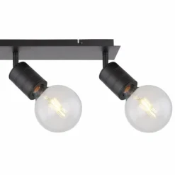 Luminaires Globo Lighting Spot Globo HERMINE Noir, 4 lumières* Spots Et Projecteurs