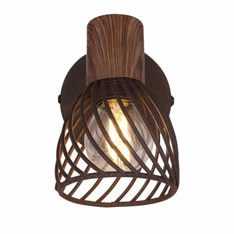 Luminaires Globo Lighting Spot Globo ISABELLE Rouille, 1 lumière* Spots Et Projecteurs