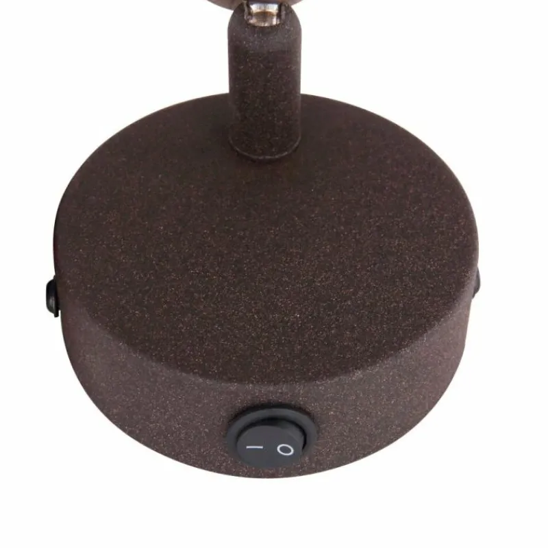 Luminaires Globo Lighting Spot Globo ISABELLE Rouille, 1 lumière* Spots Et Projecteurs