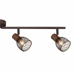 Luminaires Globo Lighting Spot Globo ISABELLE Rouille, 4 lumières* Spots Et Projecteurs