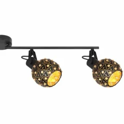 Luminaires Globo Lighting Spot Globo JODIE Noir, 4 lumières* Spots Et Projecteurs