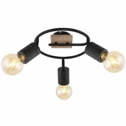 Lampes En Bois-Luminaires Globo Lighting Spot Globo JOSELLA Bois foncé, 3 lumières