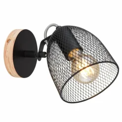 Lampes En Bois-Luminaires Globo Lighting Spot Globo JOSINA Brun, 1 lumière