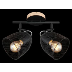 Luminaires Scandinaves-Luminaires Globo Lighting Spot Globo JOSINA Brun, 2 lumières