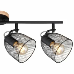 Lampes Industrielles-Luminaires Globo Lighting Spot Globo JOSINA Brun, 4 lumières