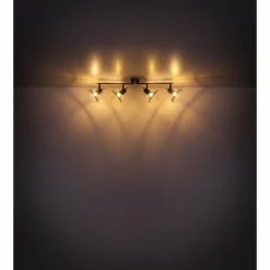 Lampes Industrielles-Luminaires Globo Lighting Spot Globo LHIMMA Chrome, 4 lumières