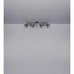 Lampes Industrielles-Luminaires Globo Lighting Spot Globo LHIMMA Chrome, 4 lumières