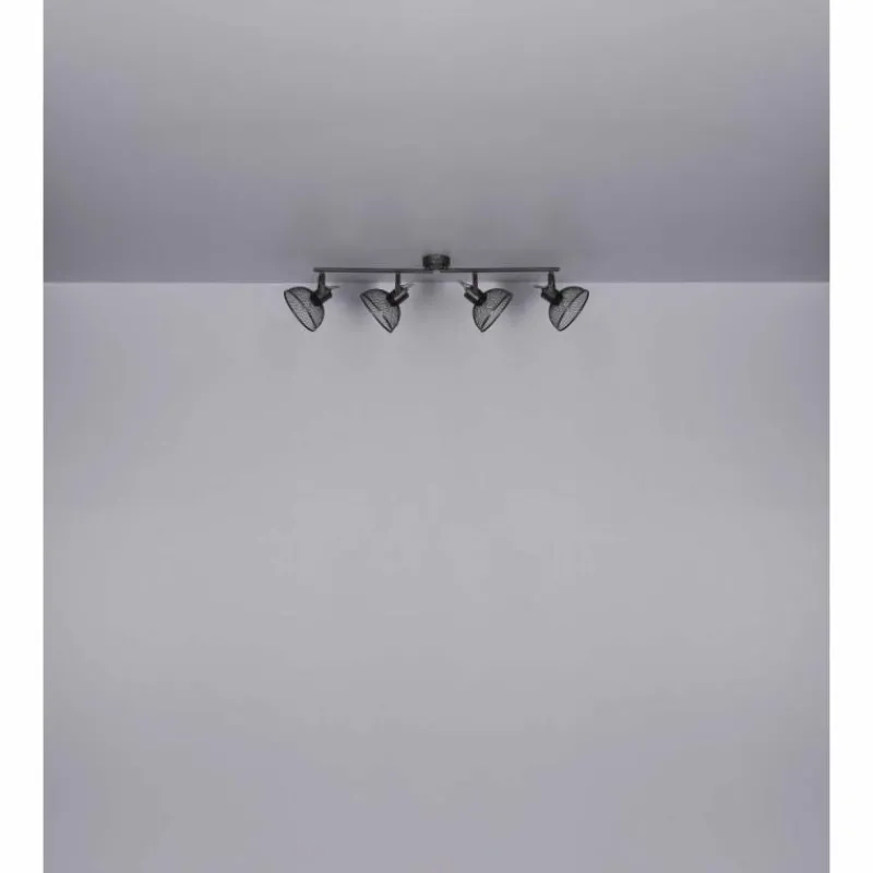 Lampes Industrielles-Luminaires Globo Lighting Spot Globo LHIMMA Chrome, 4 lumières