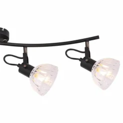 Luminaires Globo Lighting Spot Globo LIBALD Noir, 4 lumières