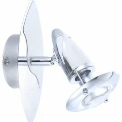 Luminaires Globo Lighting Spot Globo LORD Chrome, Acier inoxydable, 1 lumière* Spots Et Projecteurs