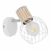 Luminaires Globo Lighting Spot Globo LUISE Blanc, 1 lumière* Spots Et Projecteurs