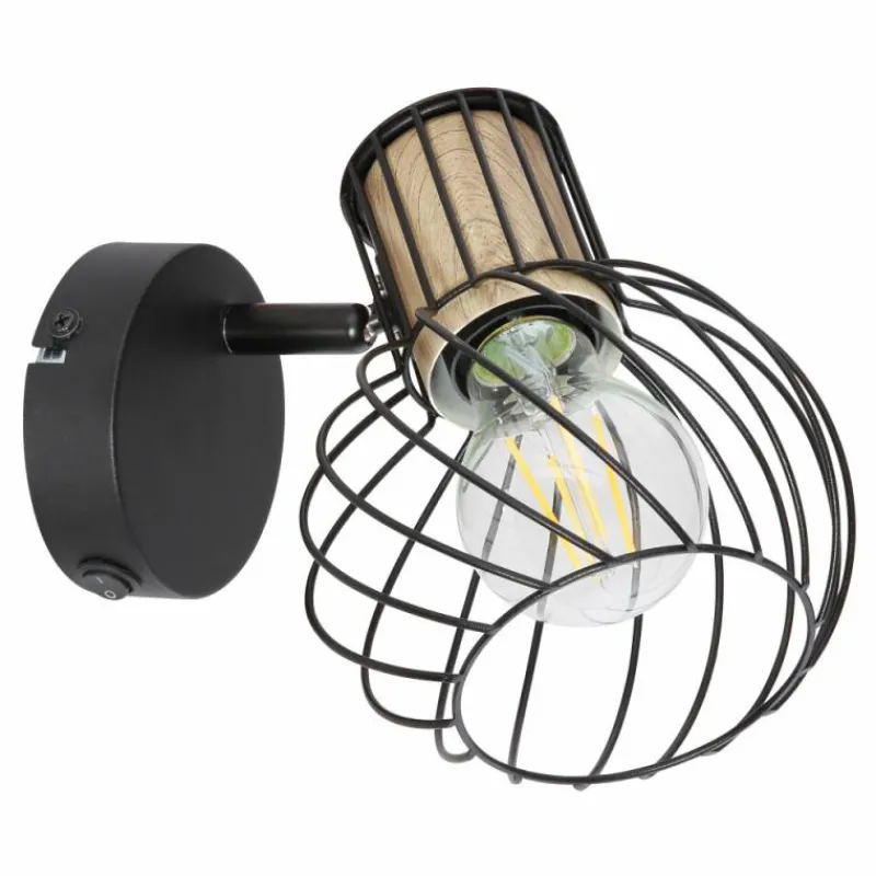 Luminaires Globo Lighting Spot Globo LUISE Noir, 1 lumière* Spots Et Projecteurs