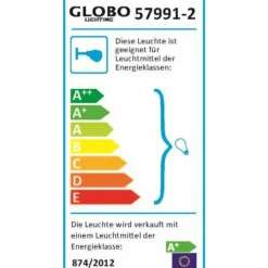Luminaires Globo Lighting Spot Globo MATRIX Acier inoxydable, Nickel mat, 2 lumières* Spots Et Projecteurs