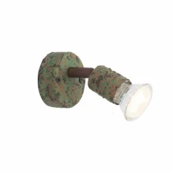 Luminaires Globo Lighting Spot Globo OLANA Vert, Rouille, 1 lumière* Spots Et Projecteurs