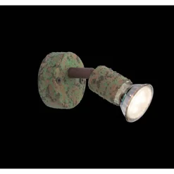Luminaires Globo Lighting Spot Globo OLANA Vert, Rouille, 1 lumière* Spots Et Projecteurs