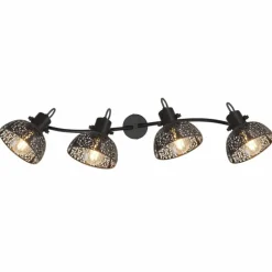Luminaires Globo Lighting Spot Globo PANTALLA Noir, 4 lumières* Spots Et Projecteurs