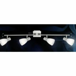 Luminaires Globo Lighting Spot Globo PARRY I Nickel mat, 4 lumières