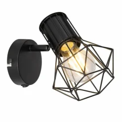 Luminaires Globo Lighting Spot Globo PRISKA Noir, 1 lumière* Spots Et Projecteurs