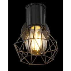 Luminaires Globo Lighting Spot Globo PRISKA Noir, 1 lumière* Spots Et Projecteurs