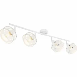 Luminaires Globo Lighting Spot Globo VIGATTO Blanc, 4 lumières* Spots Et Projecteurs