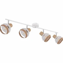 Lampes En Tissu-Luminaires Globo Lighting Spot Globo WIDY Blanc, 4 lumières