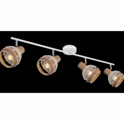Lampes En Tissu-Luminaires Globo Lighting Spot Globo WIDY Blanc, 4 lumières