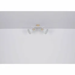 Lampes Vintages & Rétros-Luminaires Globo Lighting Spot Globo WIHO Bois foncé, Blanc, 2 lumières