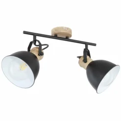 Luminaires Globo Lighting Spot Globo WIHO Noir, 2 lumières* Spots Et Projecteurs