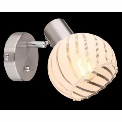 Luminaires Globo Lighting Spot Globo WILLY Nickel mat, 1 lumière