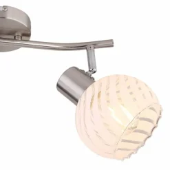 Luminaires Globo Lighting Spot Globo WILLY Nickel mat, 2 lumières