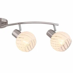 Luminaires Globo Lighting Spot Globo WILLY Nickel mat, 4 lumières