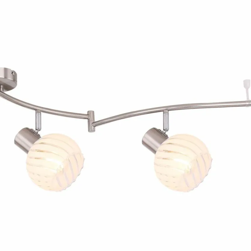 Luminaires Globo Lighting Spot Globo WILLY Nickel mat, 6 lumières