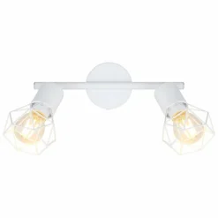 Luminaires Globo Lighting Spot Globo XARA I Blanc, 2 lumières* Spots Et Projecteurs