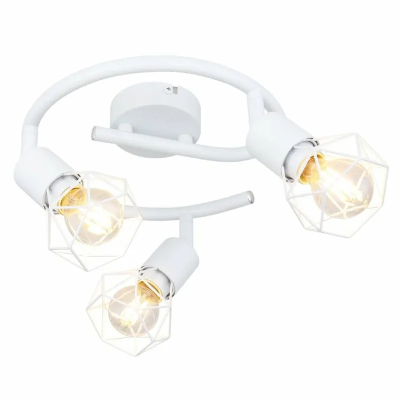Luminaires Globo Lighting Spot Globo XARA I Blanc, 3 lumières* Spots Et Projecteurs