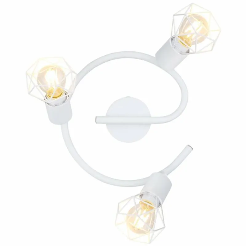 Luminaires Globo Lighting Spot Globo XARA I Blanc, 3 lumières* Spots Et Projecteurs