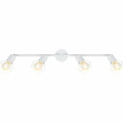 Luminaires Globo Lighting Spot Globo XARA I Blanc, 4 lumières* Spots Et Projecteurs