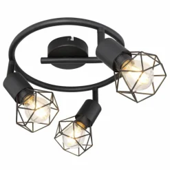 Luminaires Globo Lighting Spot Globo XARA I Noir, 3 lumières* Spots Et Projecteurs