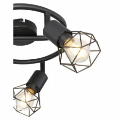Luminaires Globo Lighting Spot Globo XARA I Noir, 3 lumières* Spots Et Projecteurs