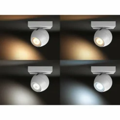 Luminaires Philips Spot, kit d'extension Philips Hue Ambiance White Buckram Blanc, 1 lumière