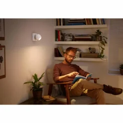 Luminaires Philips Spot, kit d'extension Philips Hue Ambiance White Buckram Blanc, 1 lumière