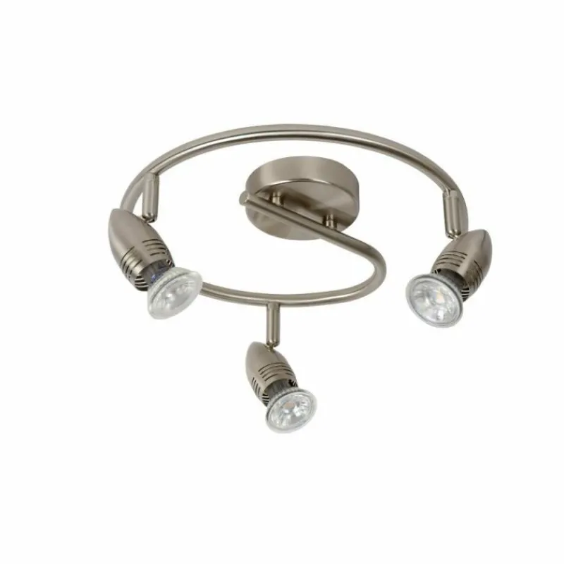 Luminaires Rustiques-Luminaires Lucide Spot Lucide CARO Chrome, 3 lumières