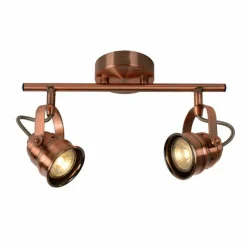Lampes Industrielles-Luminaires Lucide Spot Lucide CIGAL Cuivre, 2 lumières