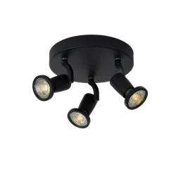 Lampes Industrielles-Luminaires Lucide Spot Lucide JASTER Noir, 3 lumières