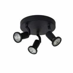 Lampes Industrielles-Luminaires Lucide Spot Lucide JASTER Noir, 3 lumières