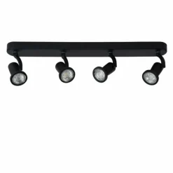 Lampes Industrielles-Luminaires Lucide Spot Lucide JASTER Noir, 4 lumières