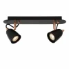 Luminaires Scandinaves-Luminaires Lucide Spot Lucide RIDE Cuivre, 2 lumières